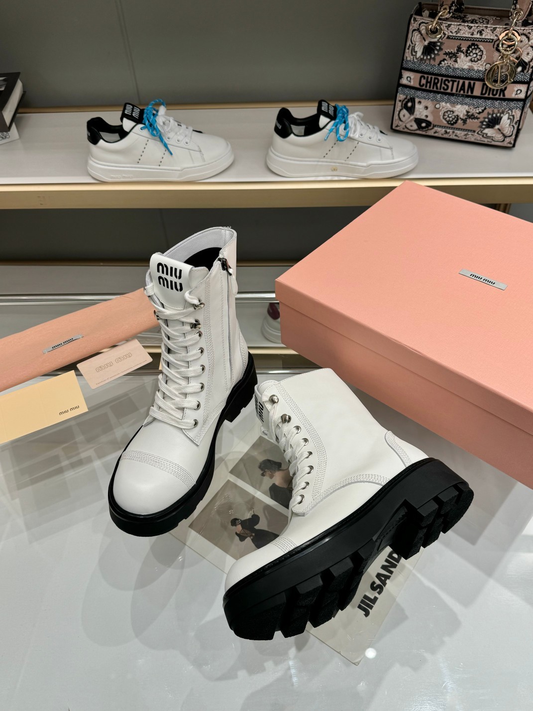 MiuMiu Martens boots