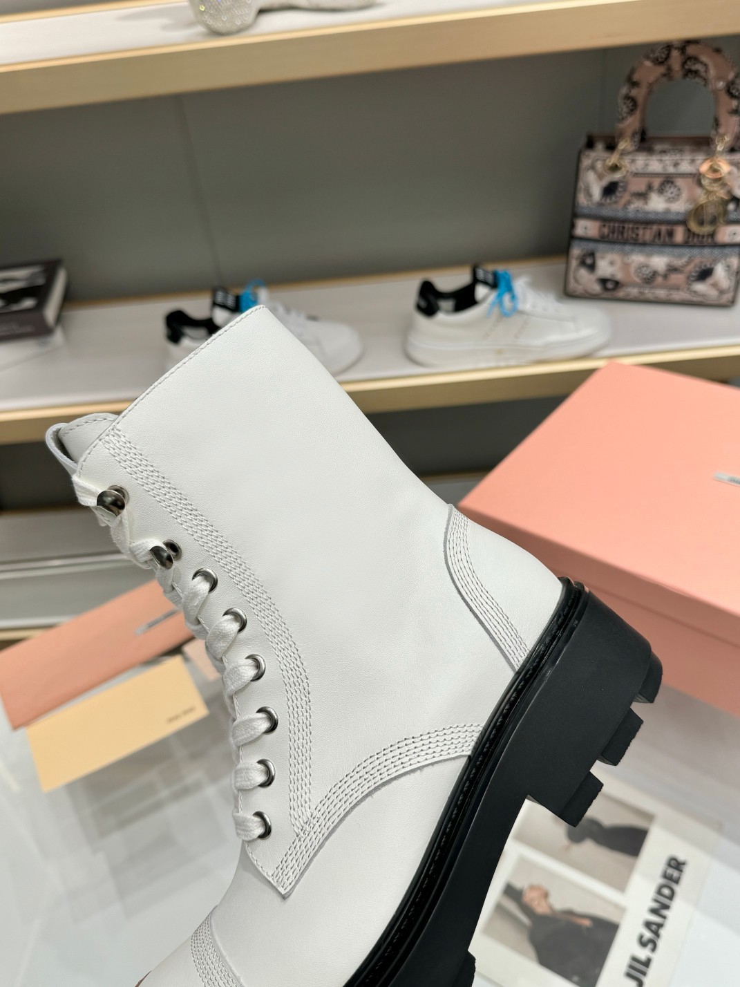 MiuMiu Martens boots