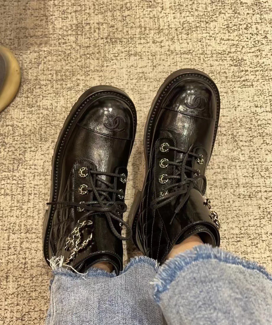 CHANEL Biker boots Ankle boots