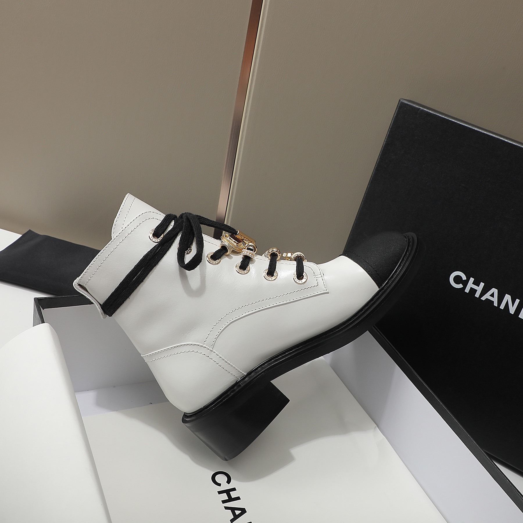 CHANEL Ankle boots Single shoes