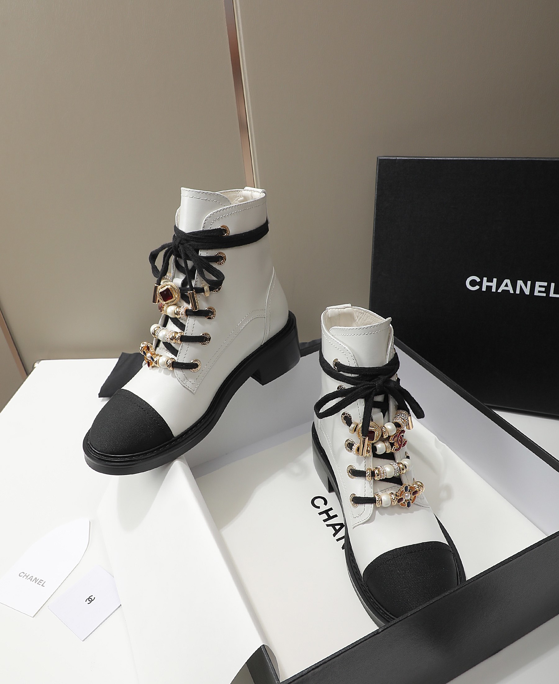 CHANEL Ankle boots Single shoes