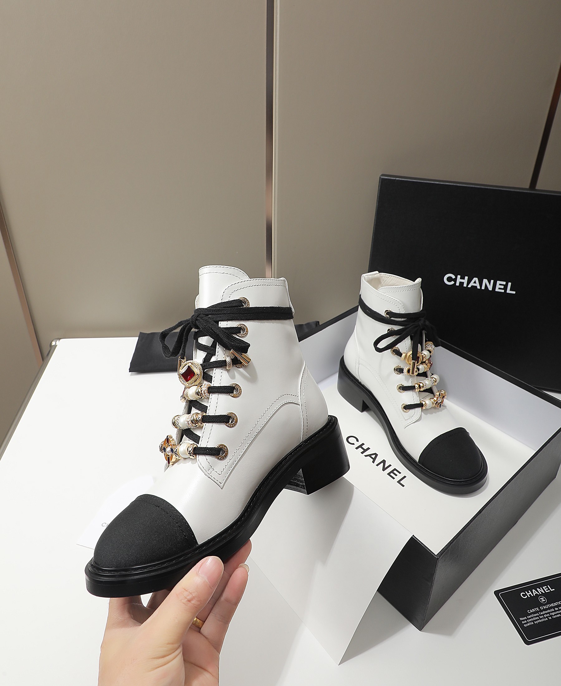 CHANEL Ankle boots Single shoes