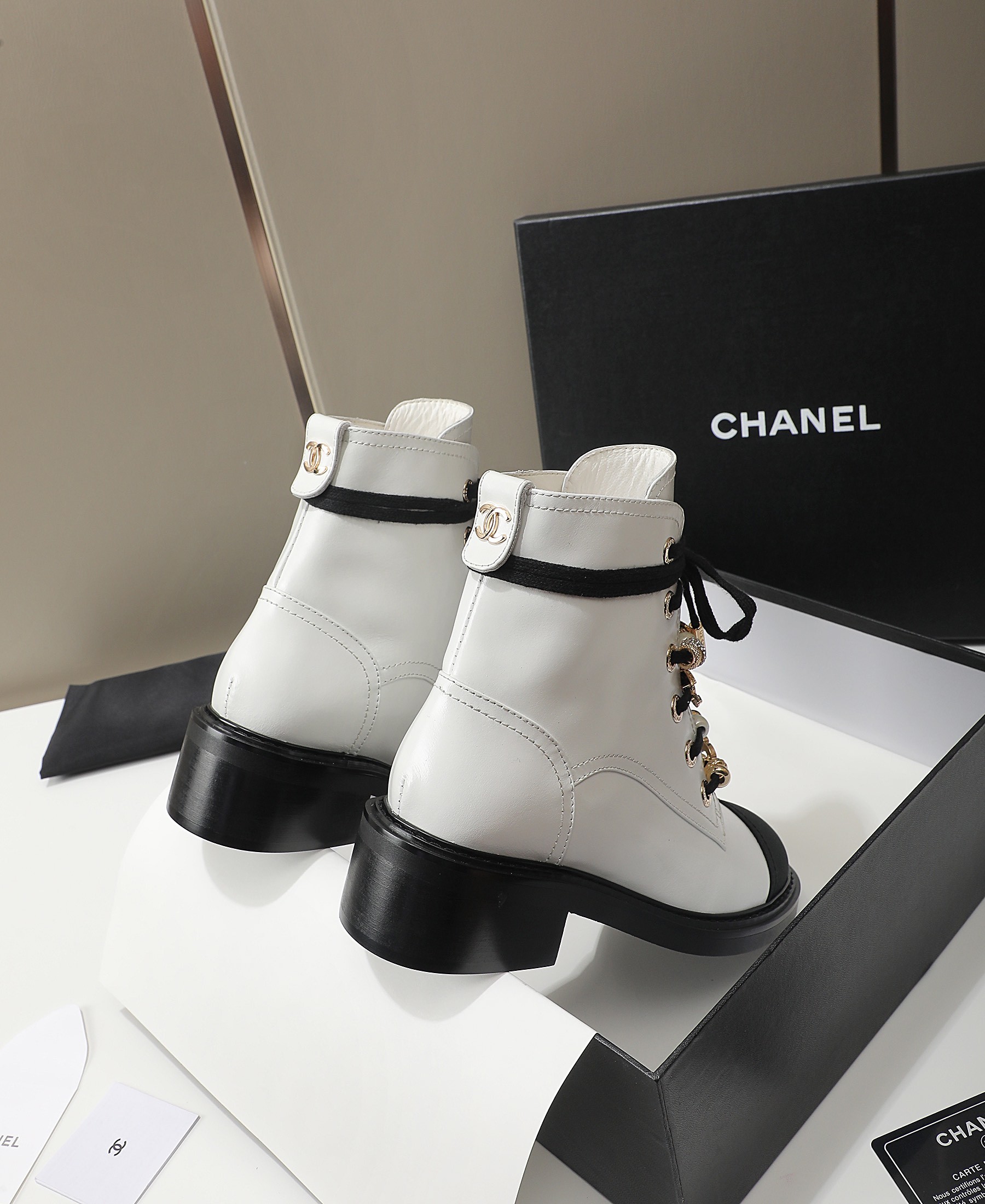 CHANEL Ankle boots Single shoes