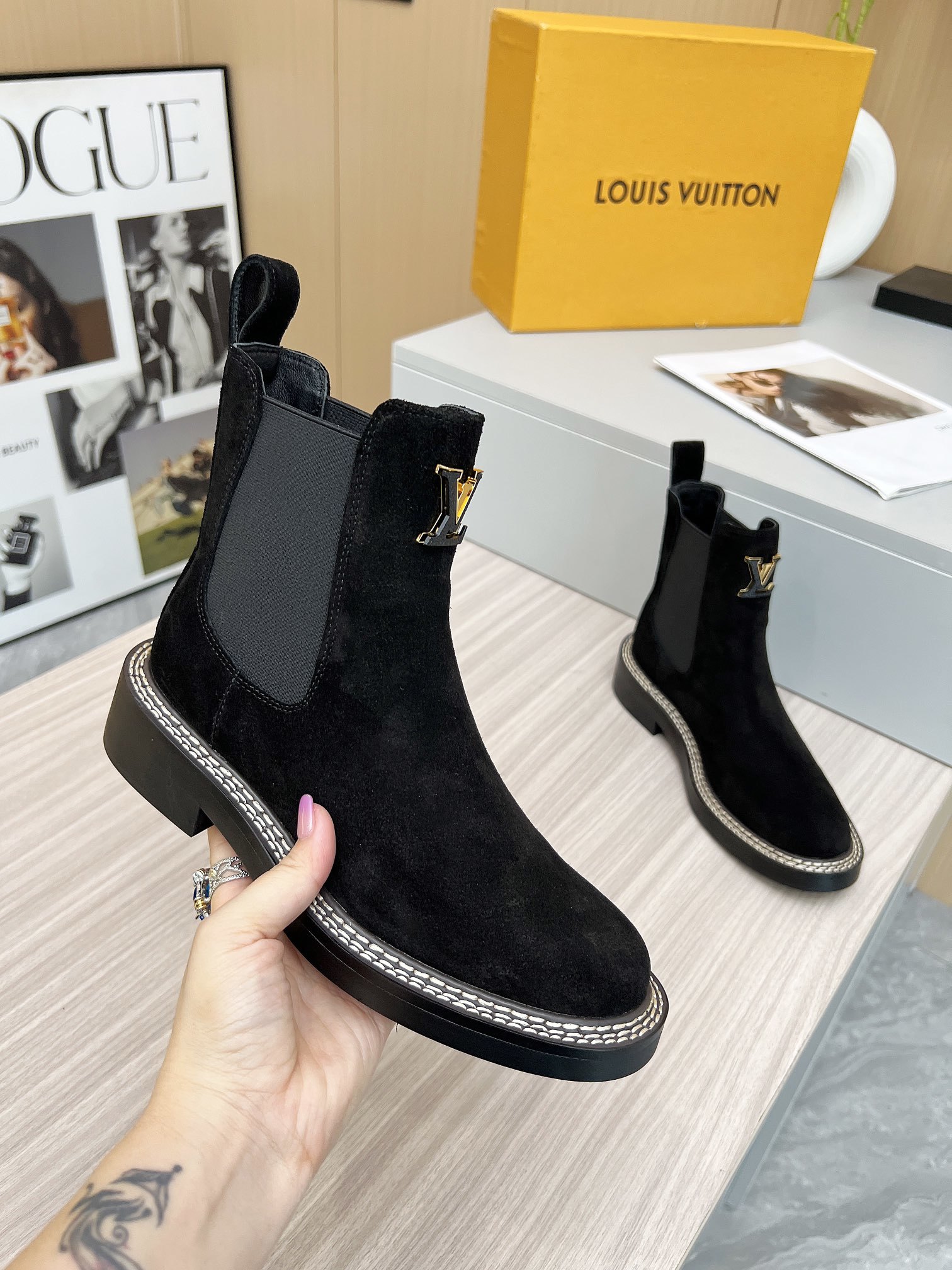LV Chelsea Boots
