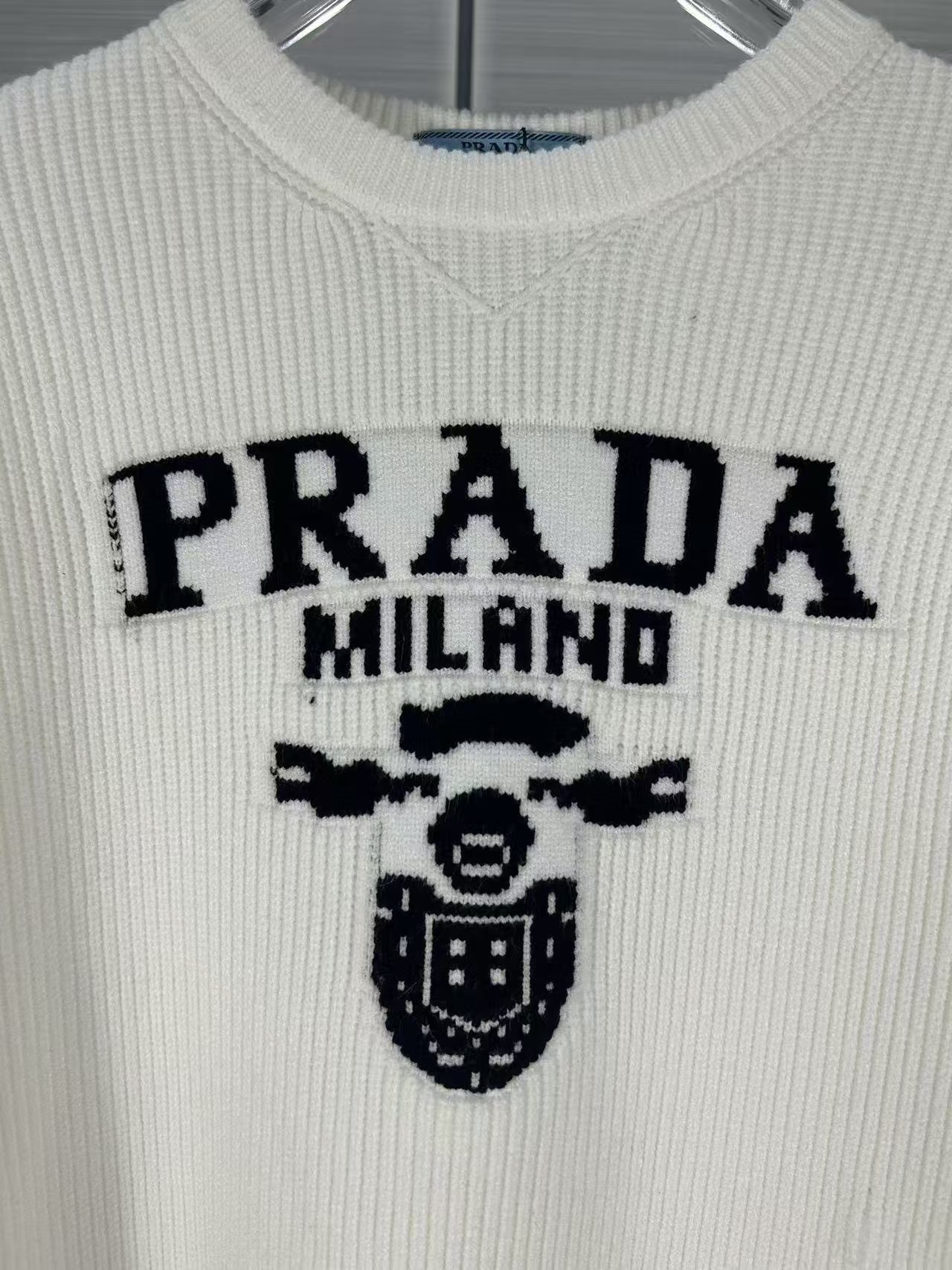 Prada classic letter sweater knitwear