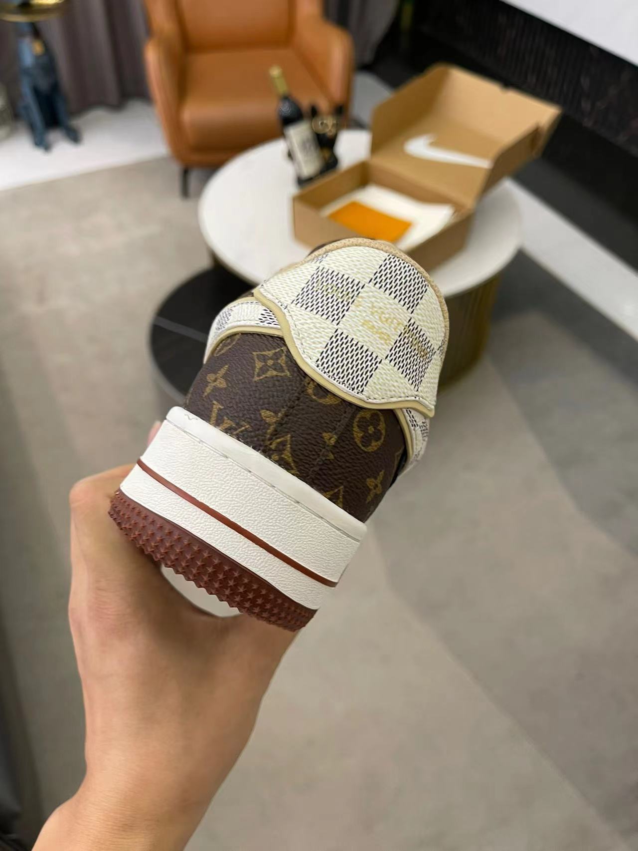 LV co-branded NIKE sneakers