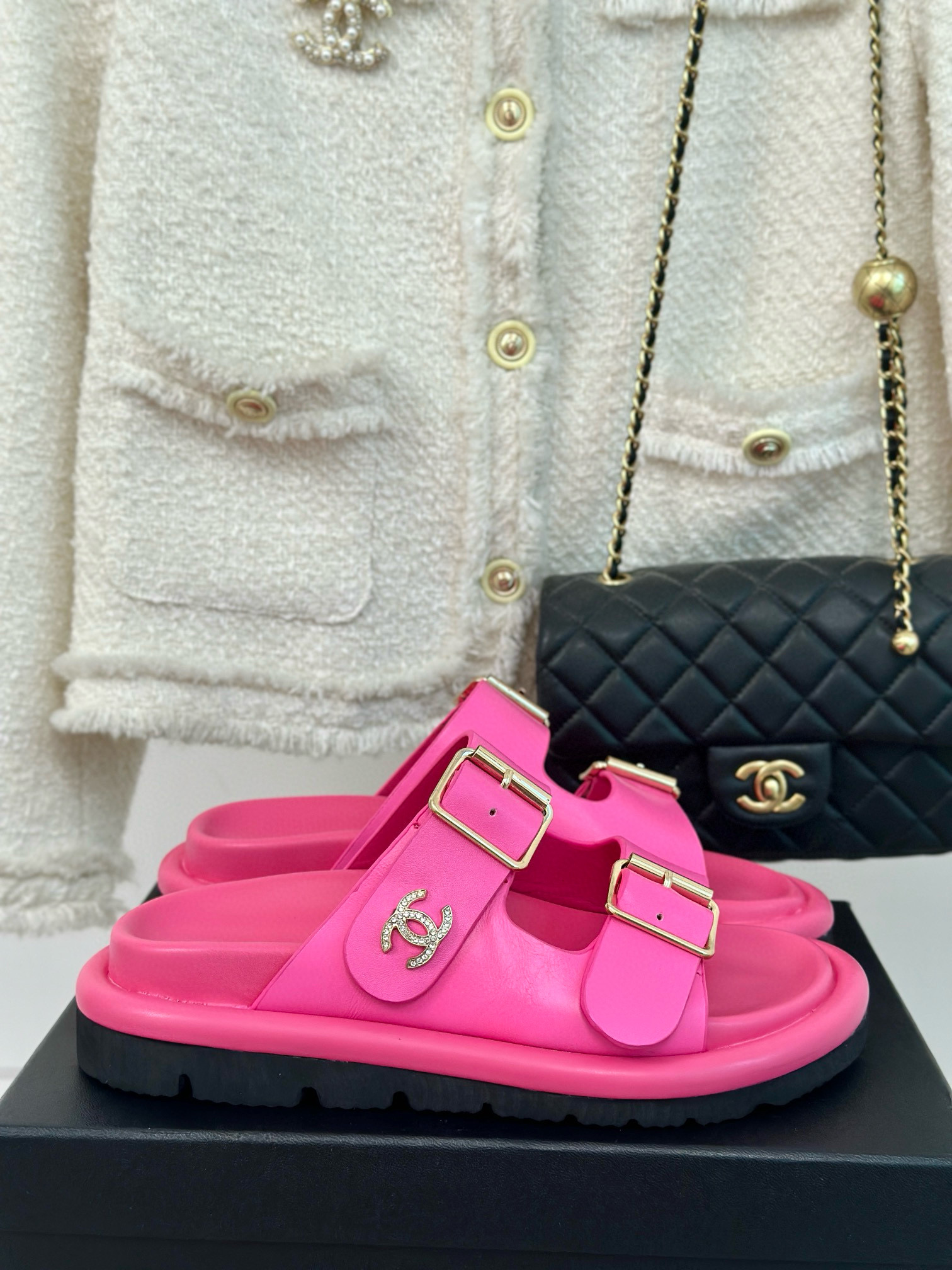 CHANEL Soft Slippers