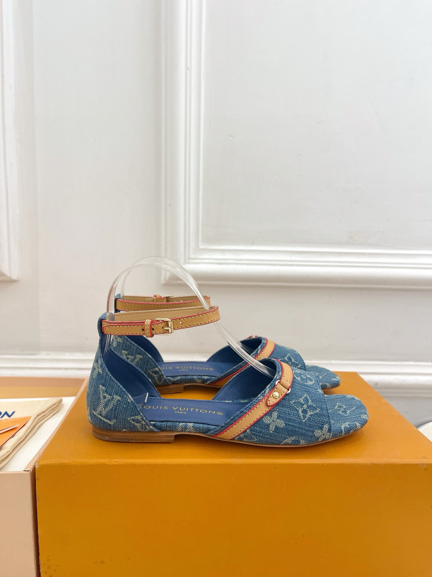 LV NEO REVIVAL Flat Denim Sandals