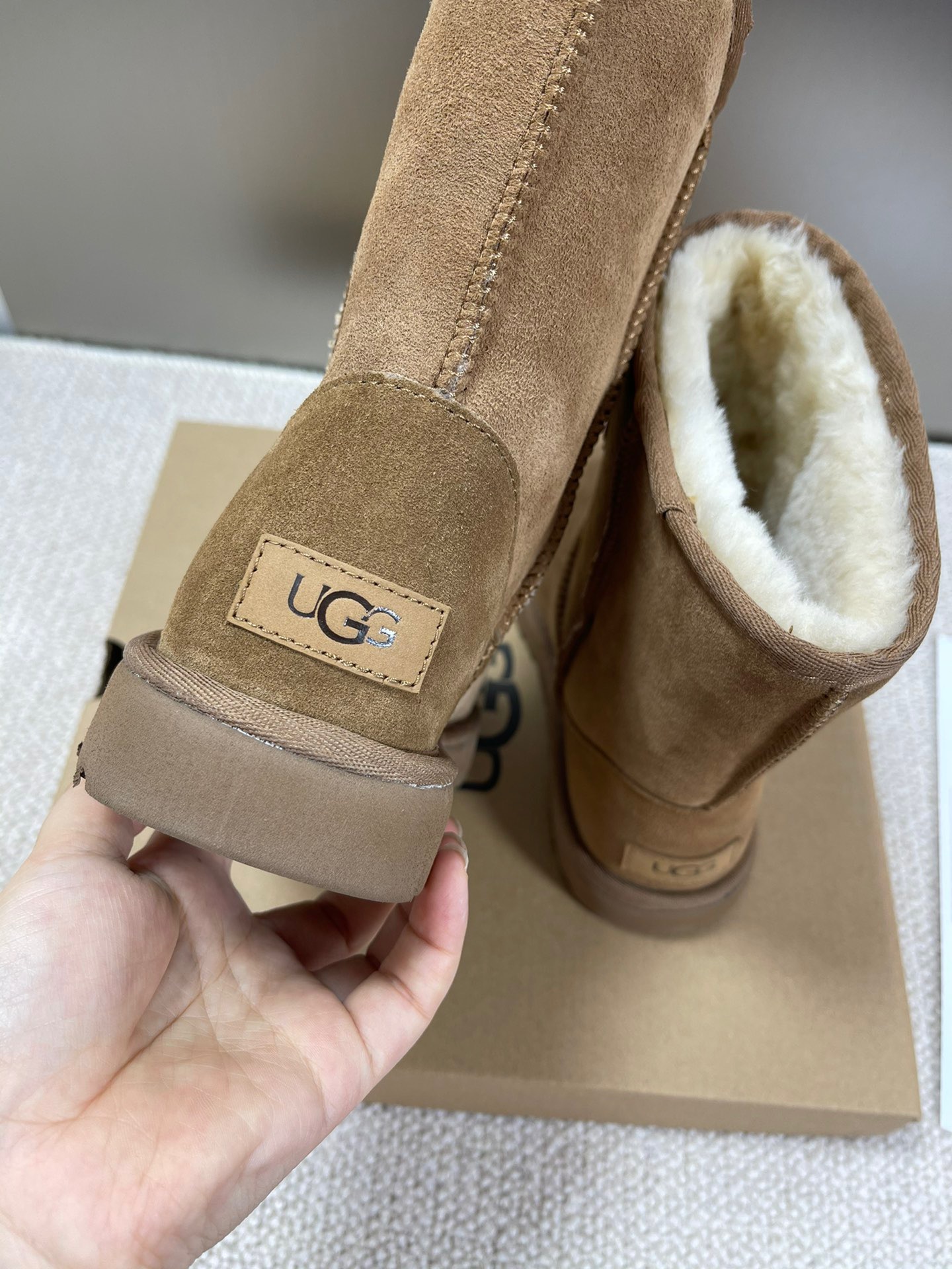 UGG Croheart co-branded snow boots