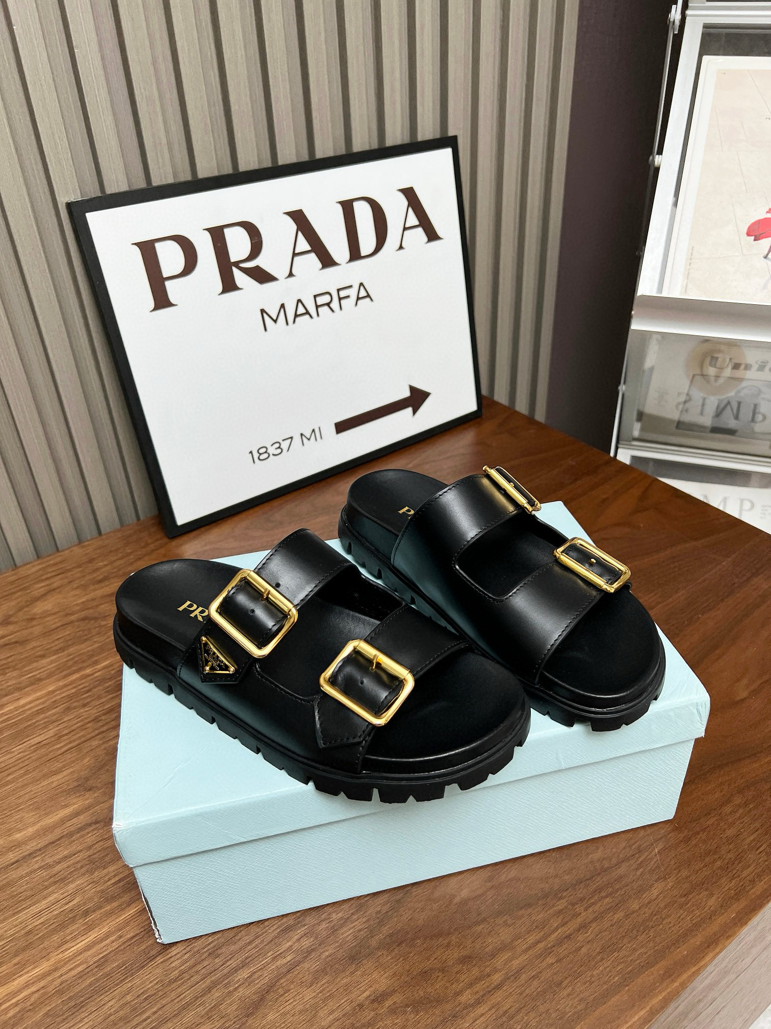 PRADA two straps Slippers