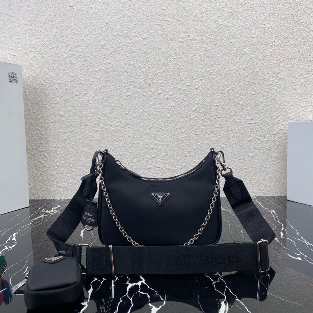 PRADA nylon Hobo underarm bag