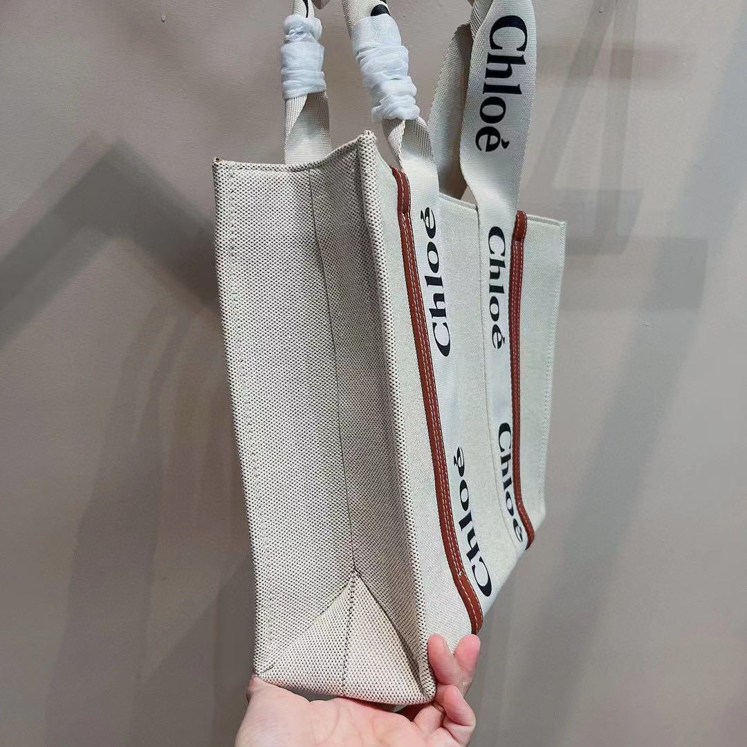 Chloé Canvas shopping bag