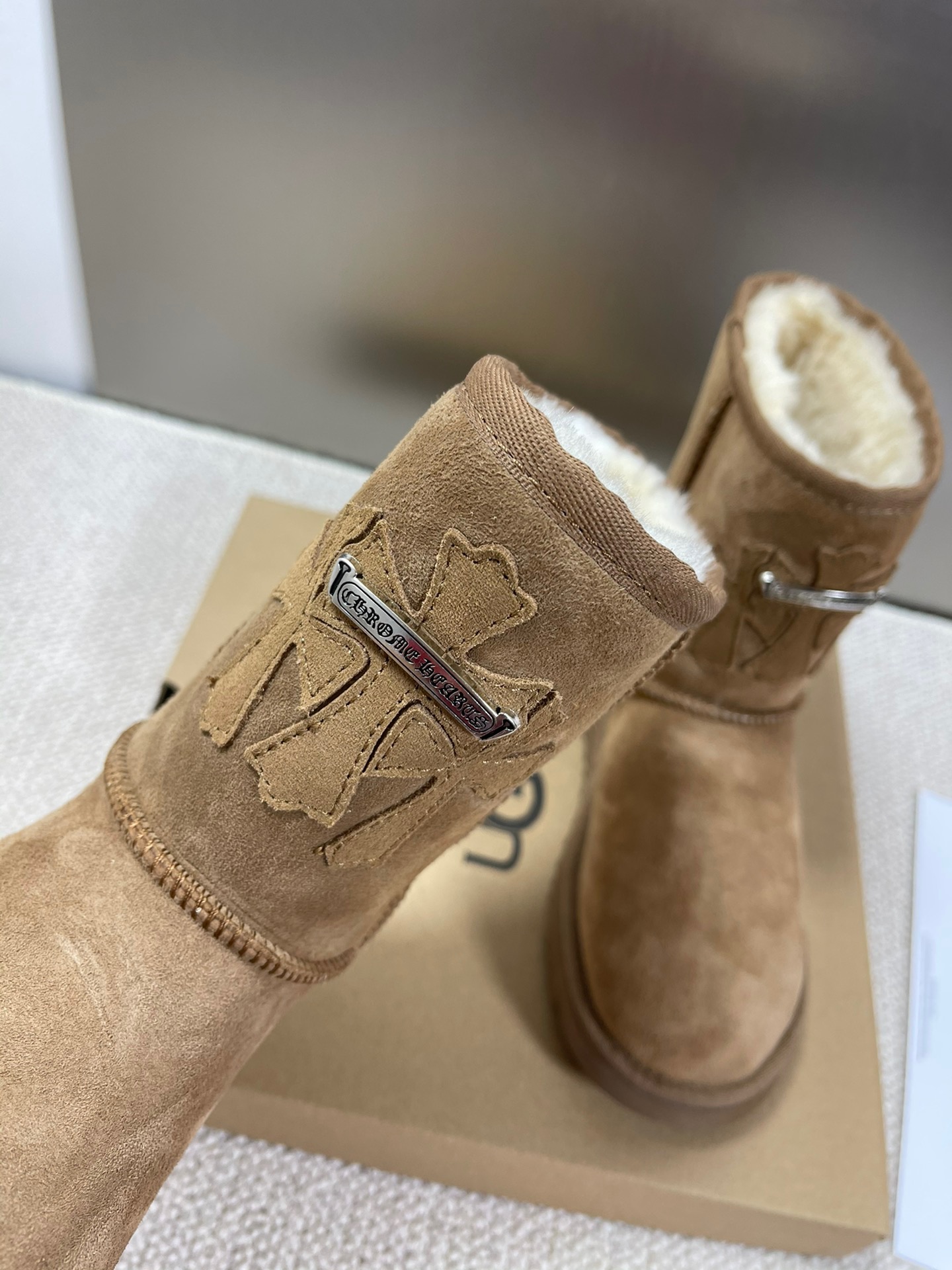 UGG Croheart co-branded snow boots
