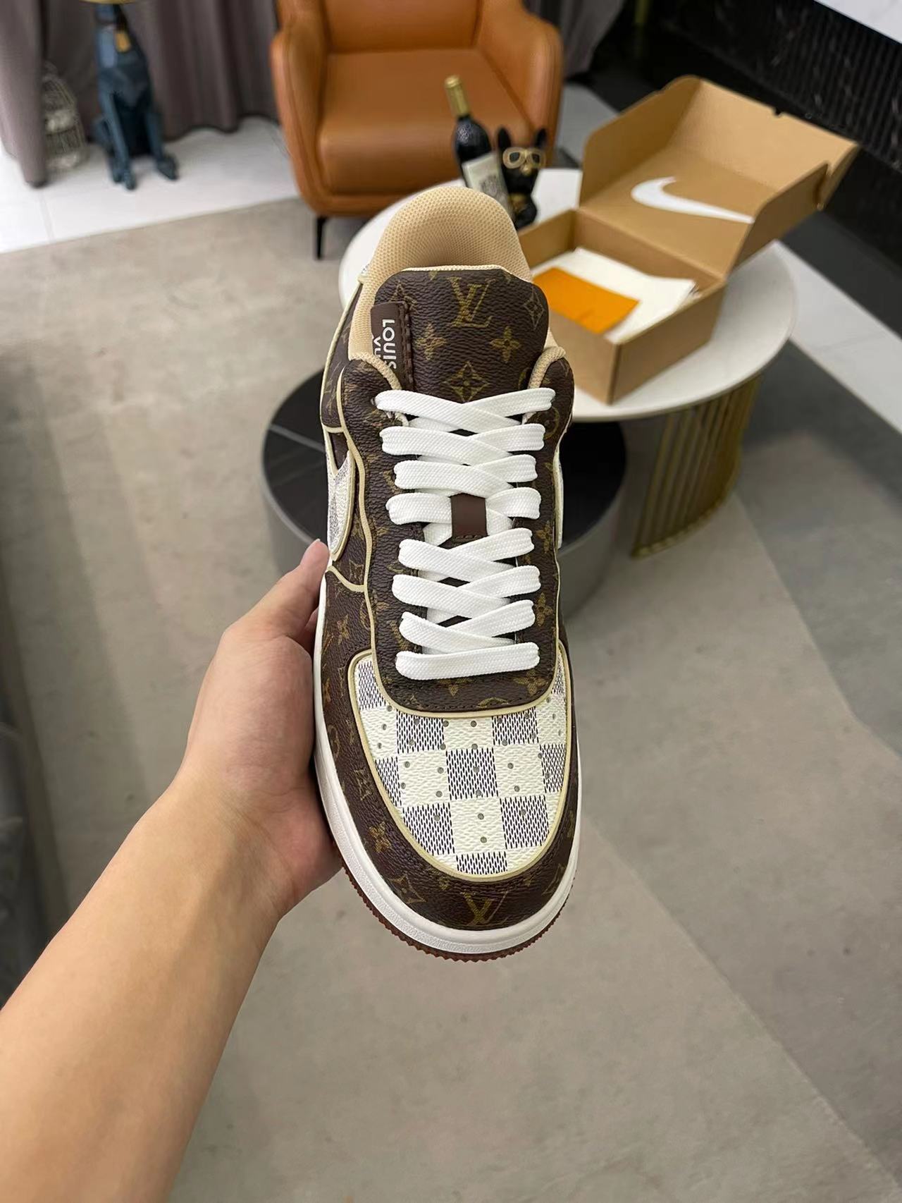LV co-branded NIKE sneakers