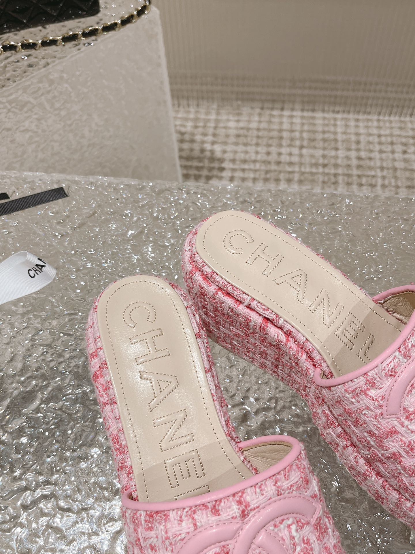 CHANEL Platform slippers