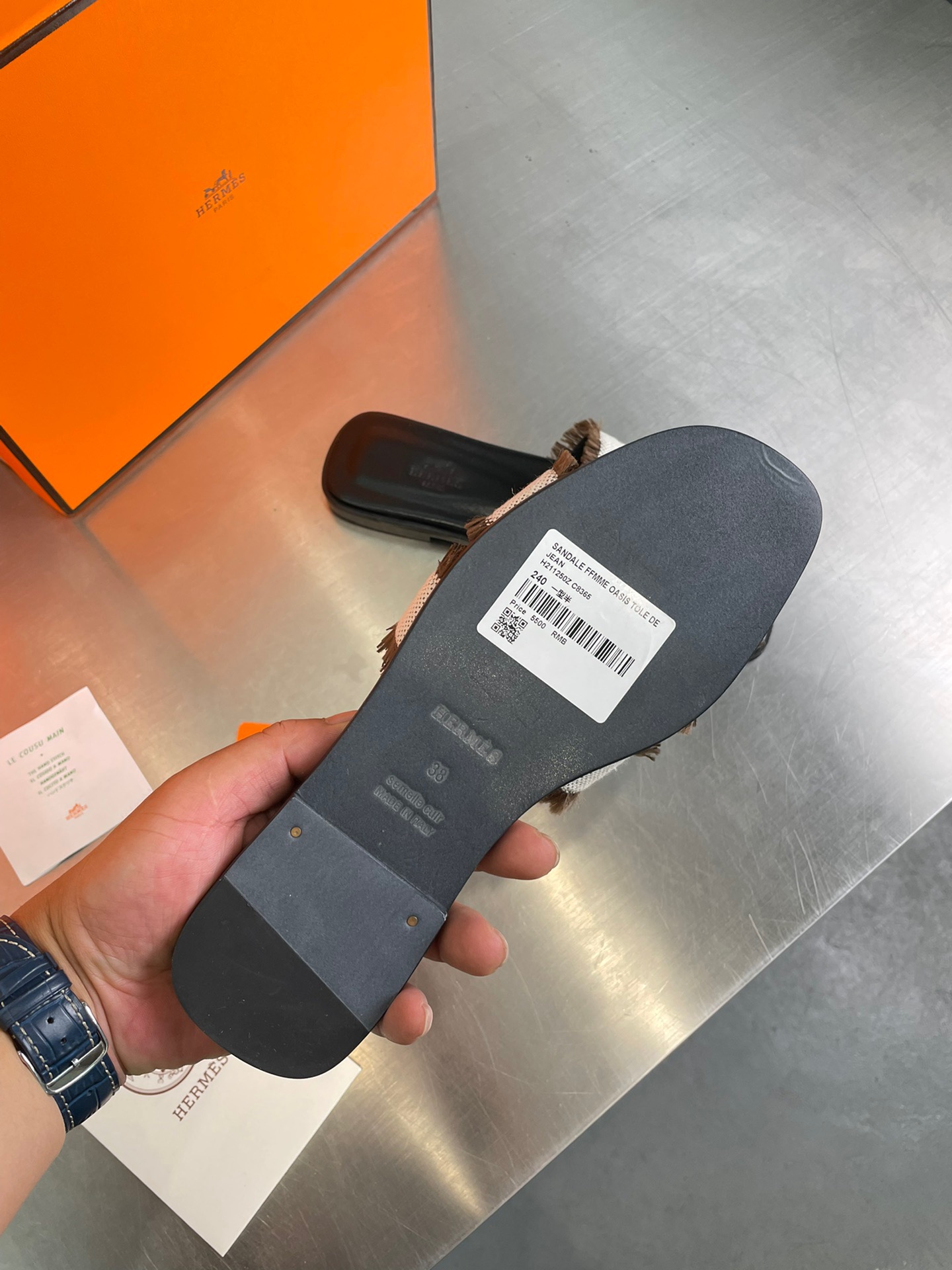 HERMES Oran Slippers