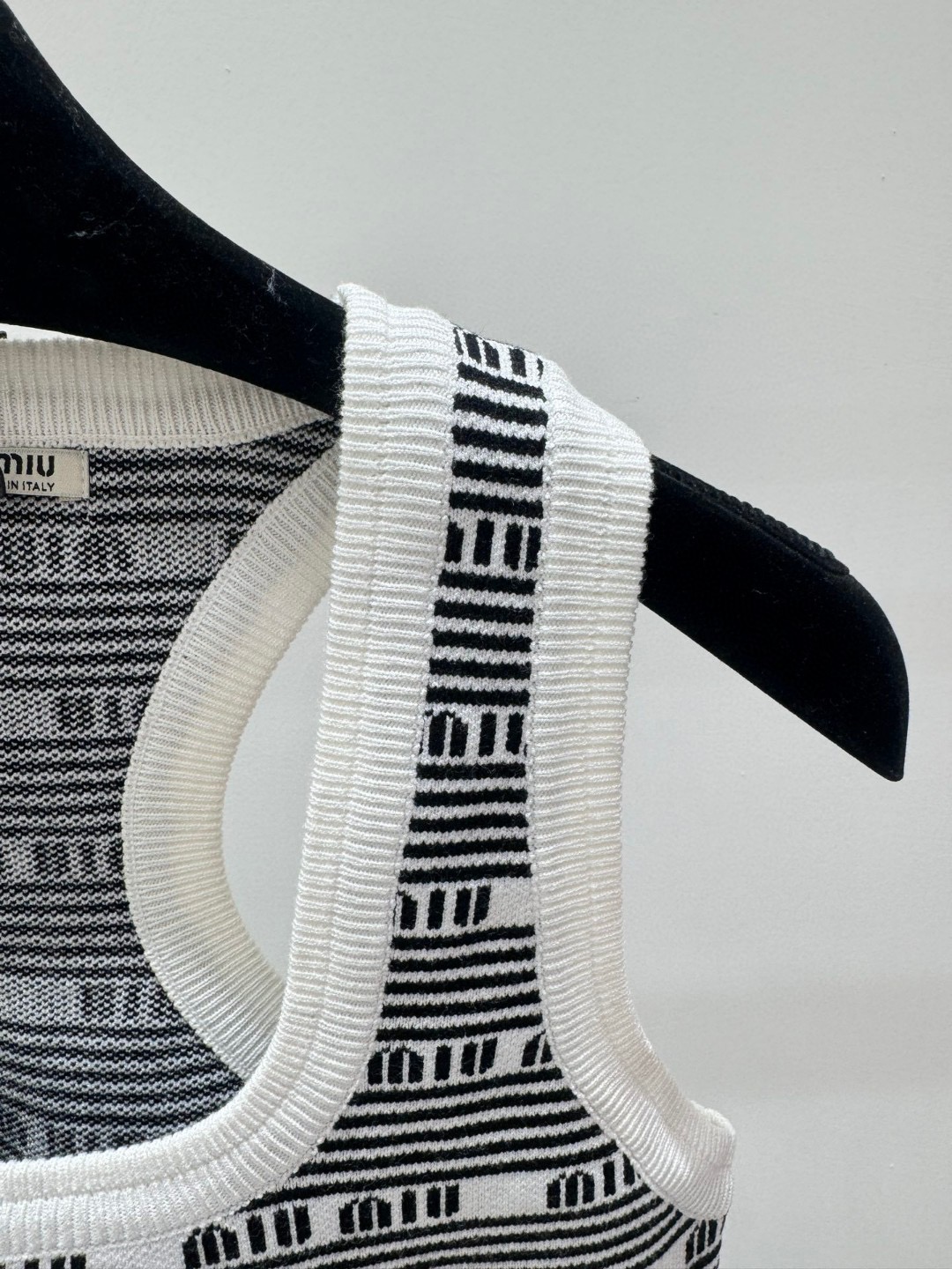 Miu Miu Knit crew neck vest