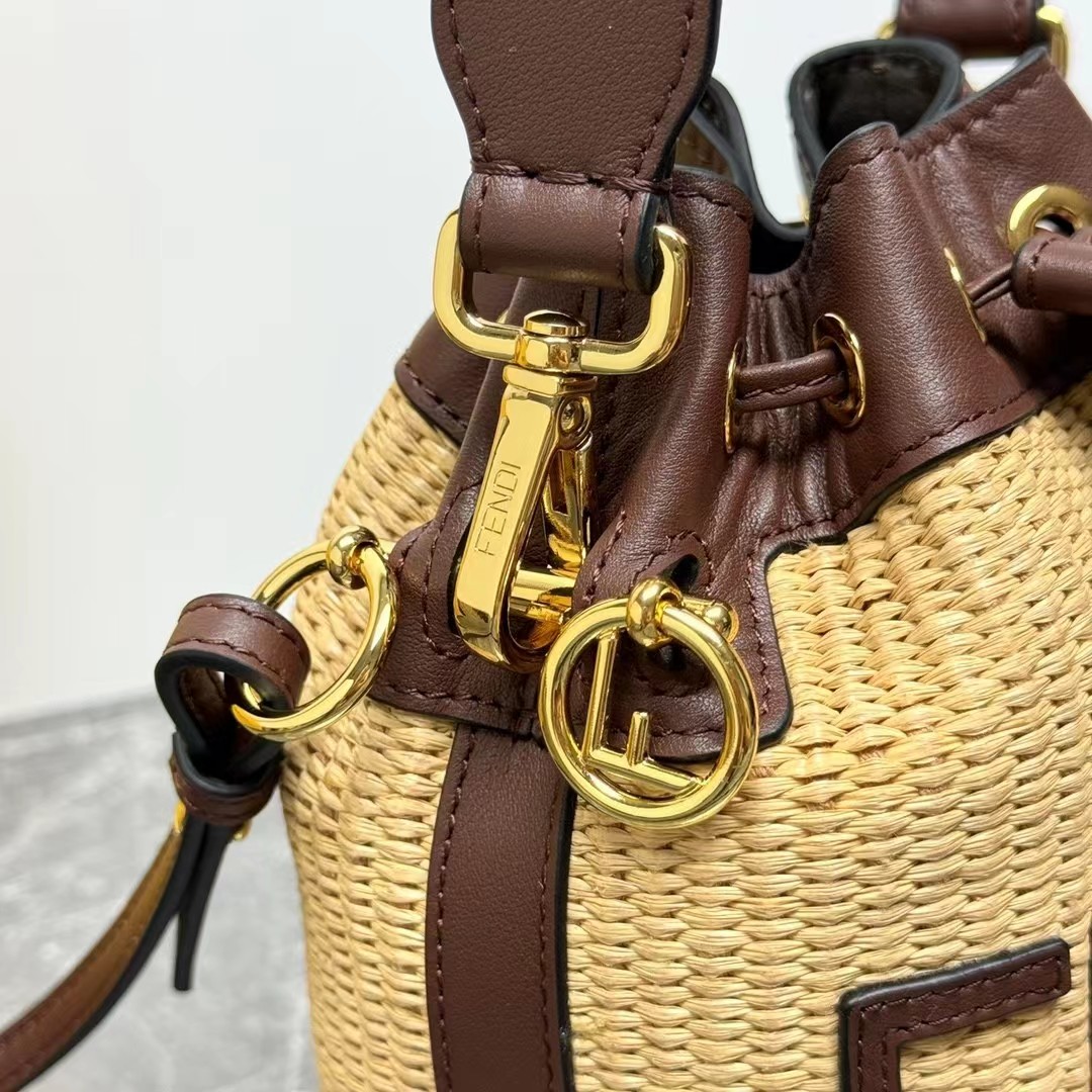 FENDI Woven bucket bag