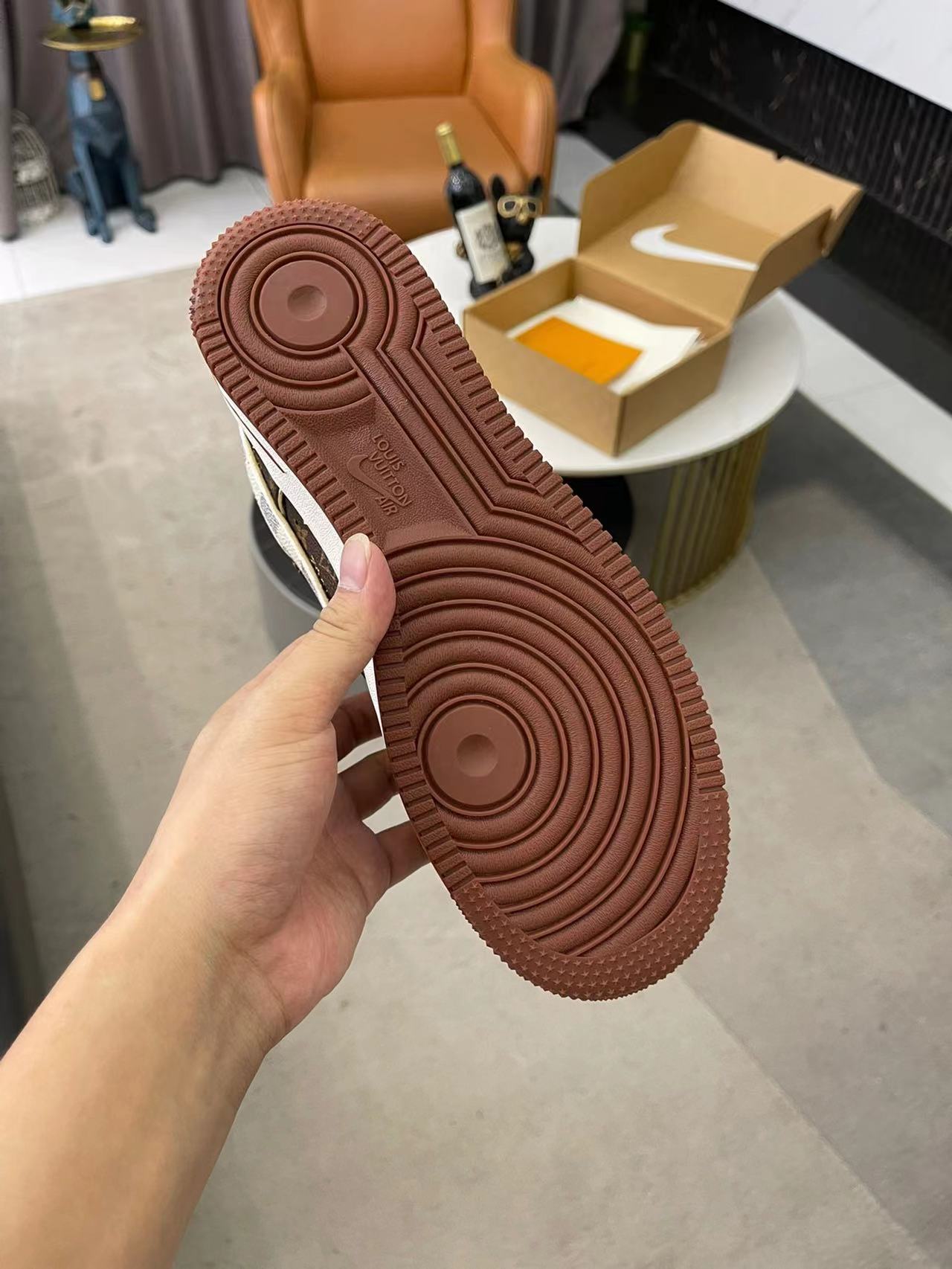 LV co-branded NIKE sneakers