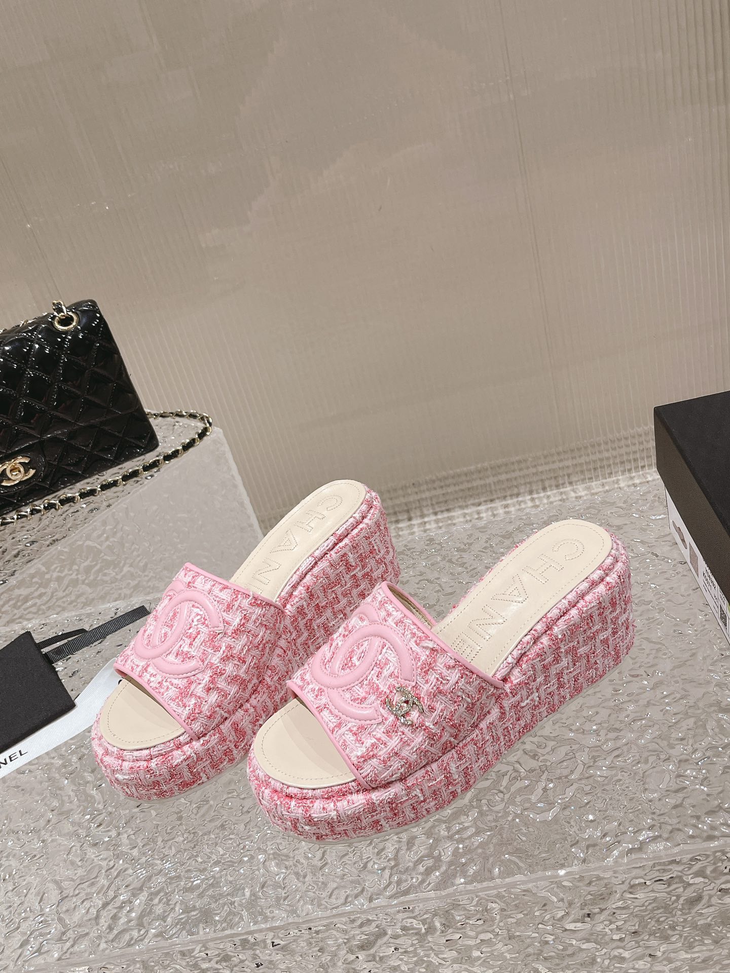CHANEL Platform slippers