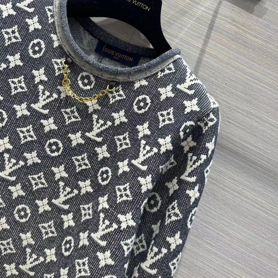 LV Monogram Jacquard Pullover