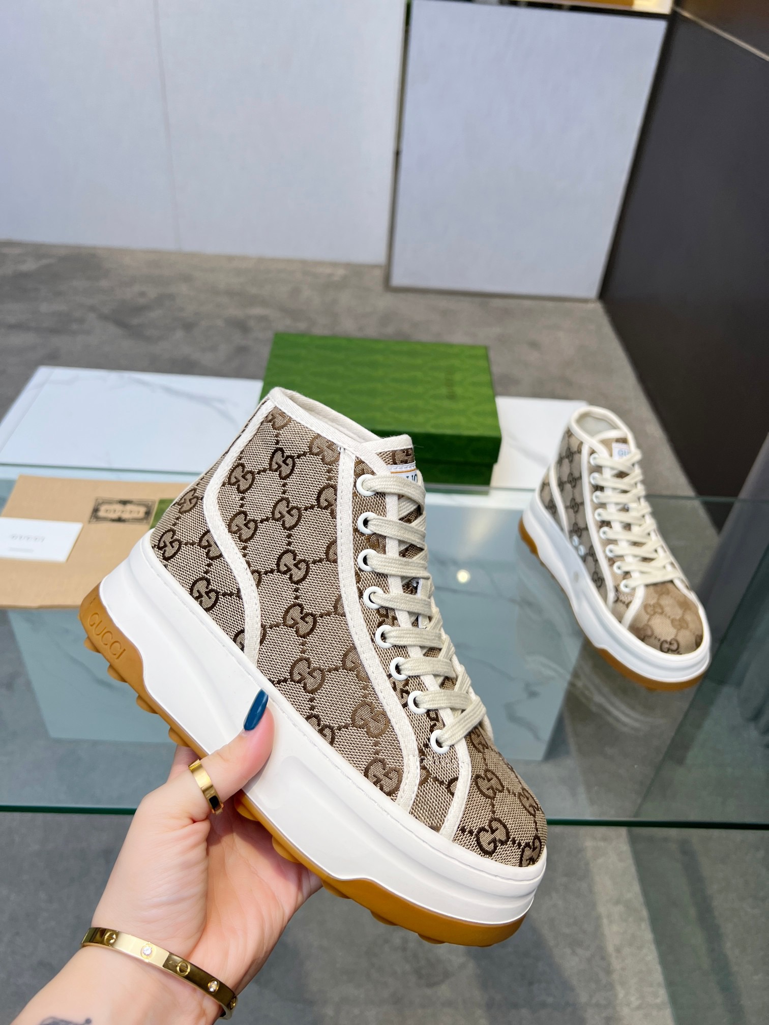 GUCCI high-top sneakers