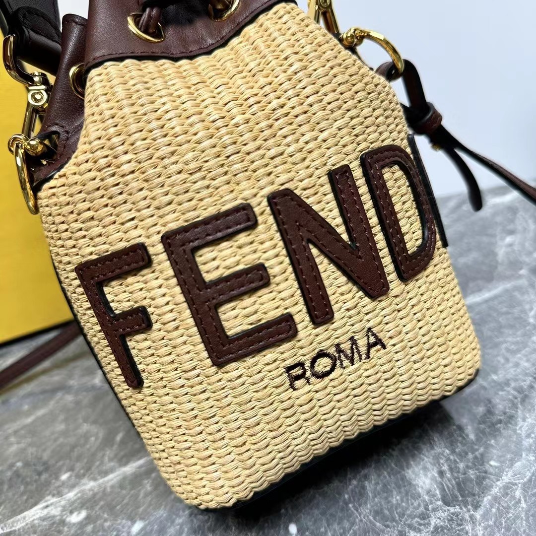 FENDI Woven bucket bag