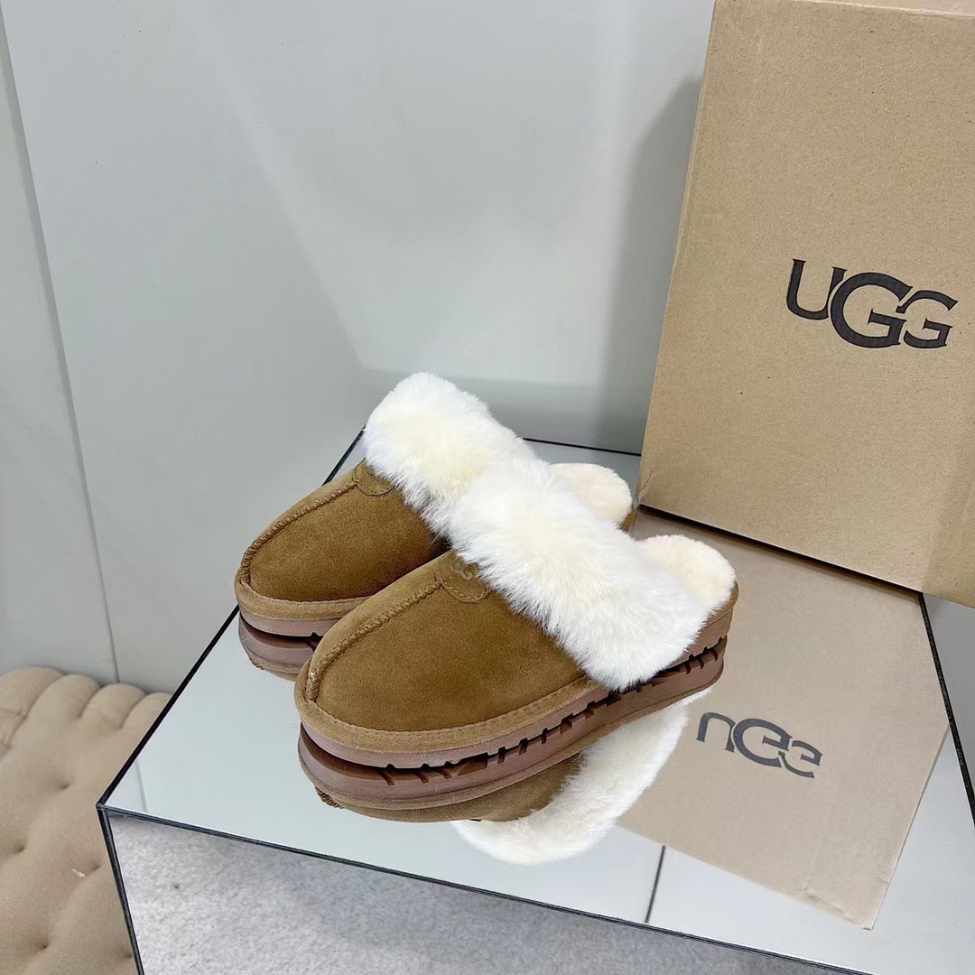 UGG Wool Half Slides