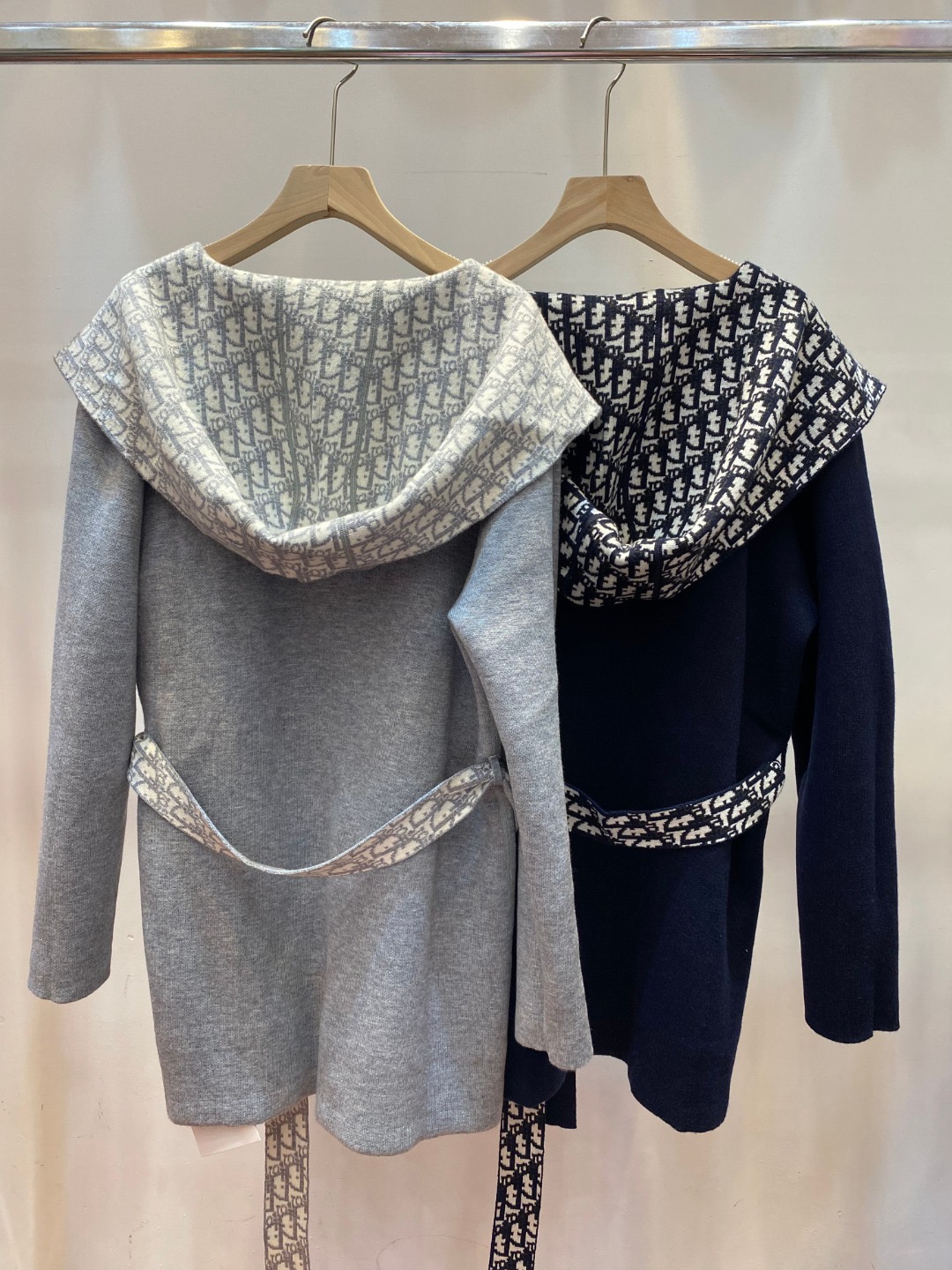 DIOR Hooded wool coat （reversible）