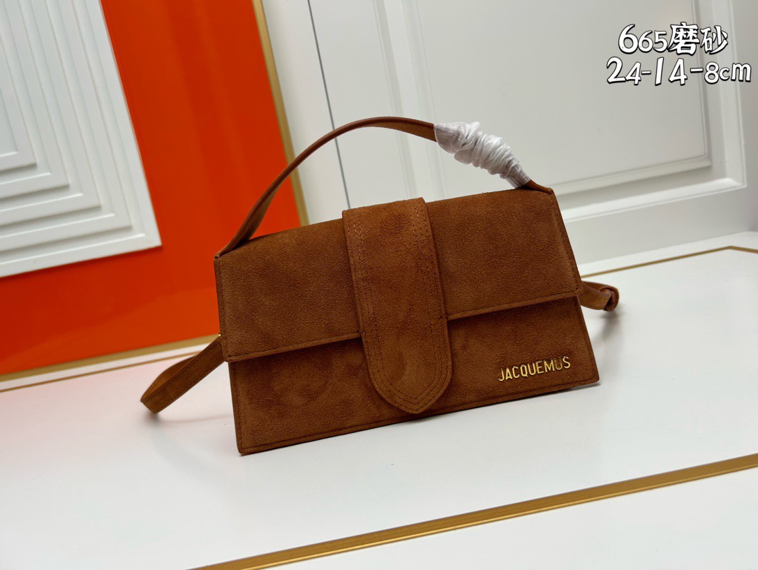 JACQUEMUS Suede Handbag