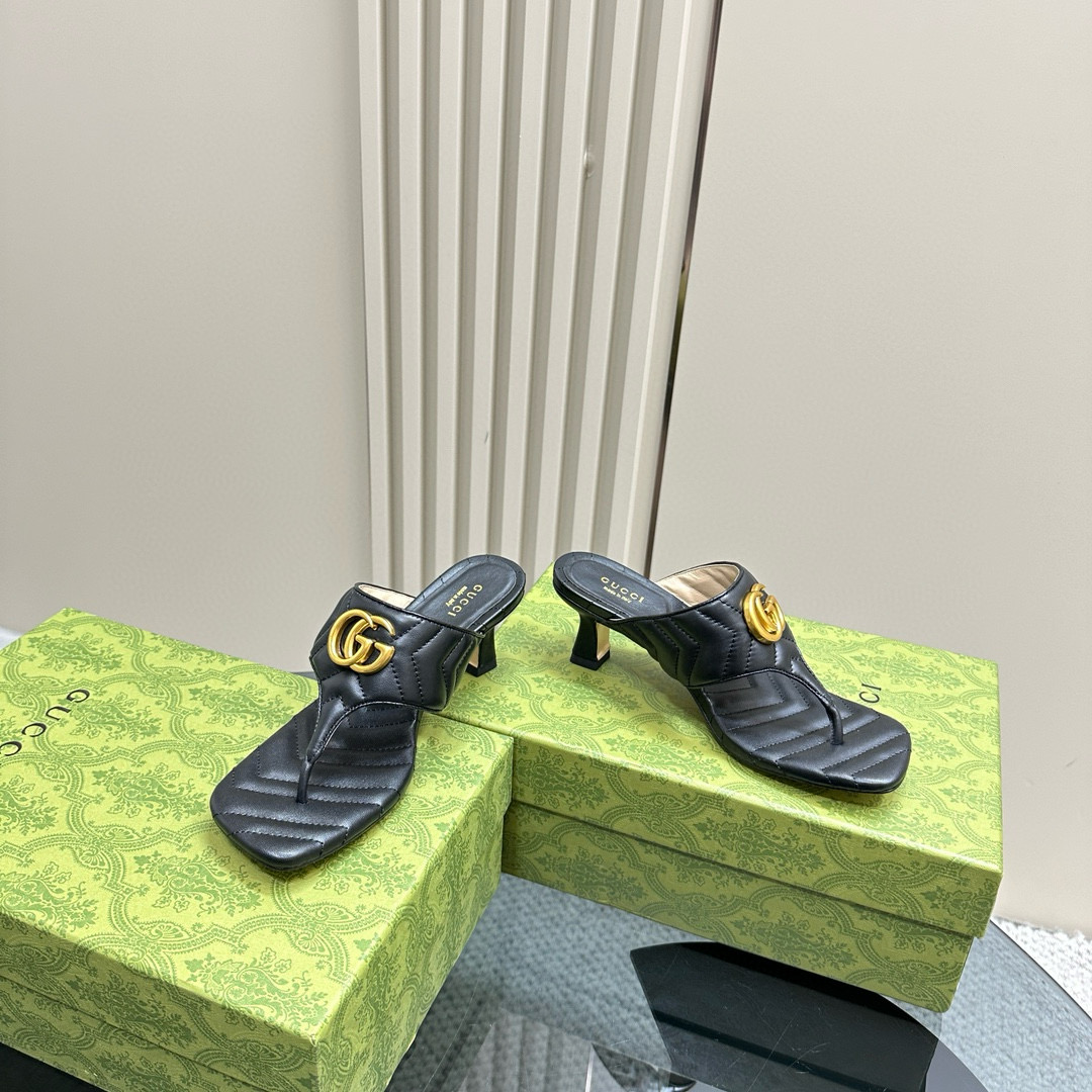 GUCCI Heel Slippers