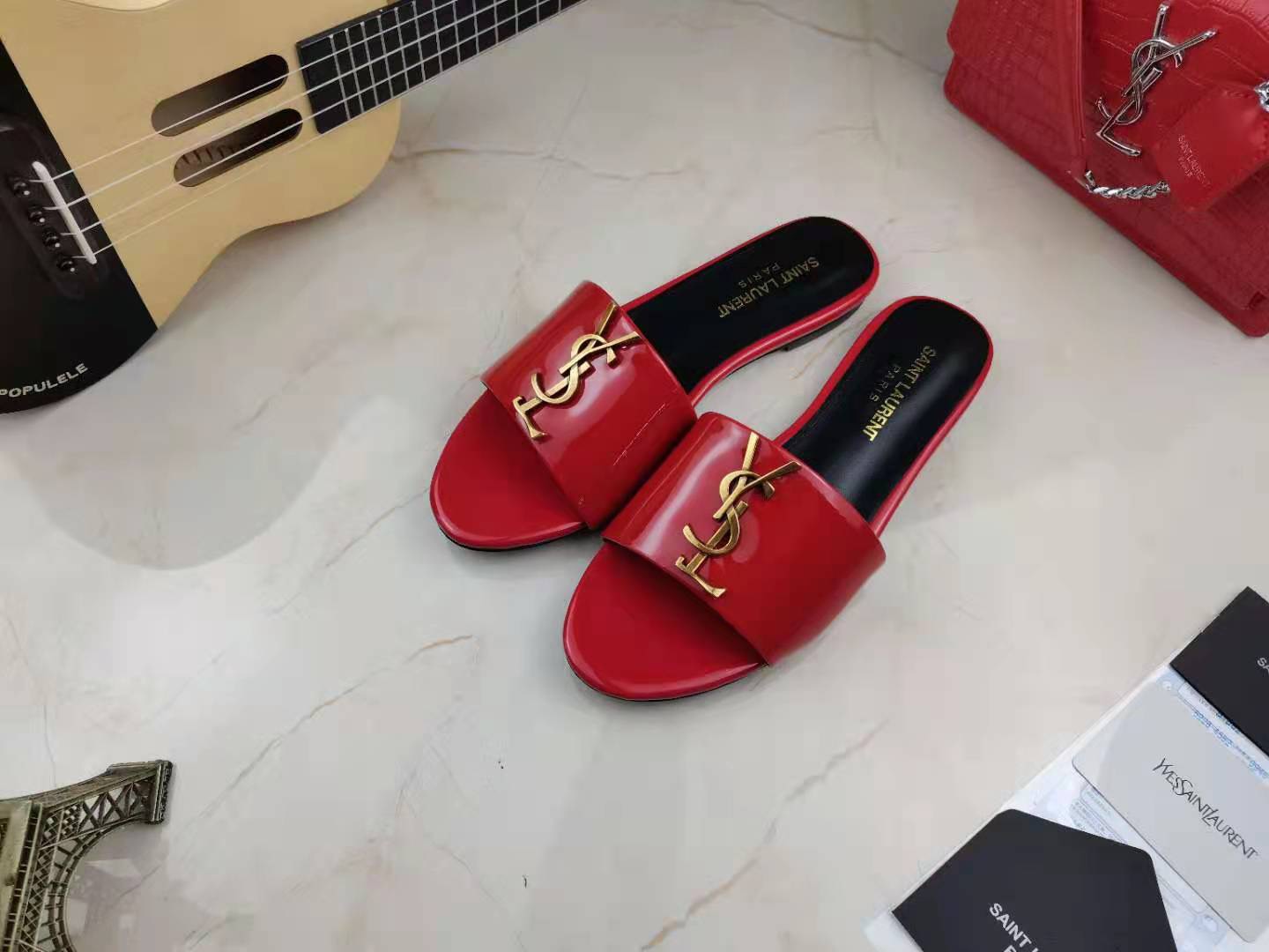 YSL Flat Slippers