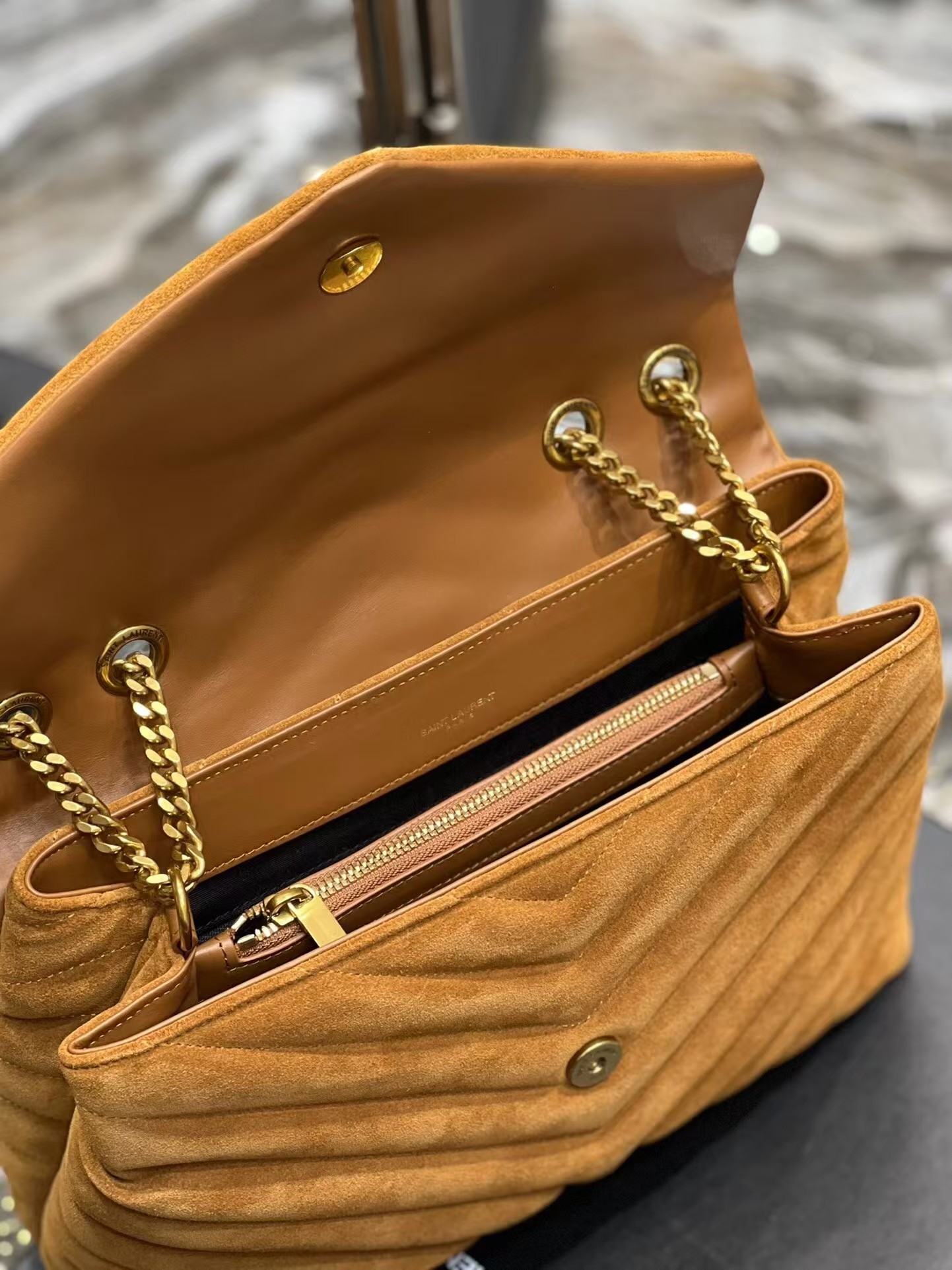 YSL Suede Handbag（best quality）