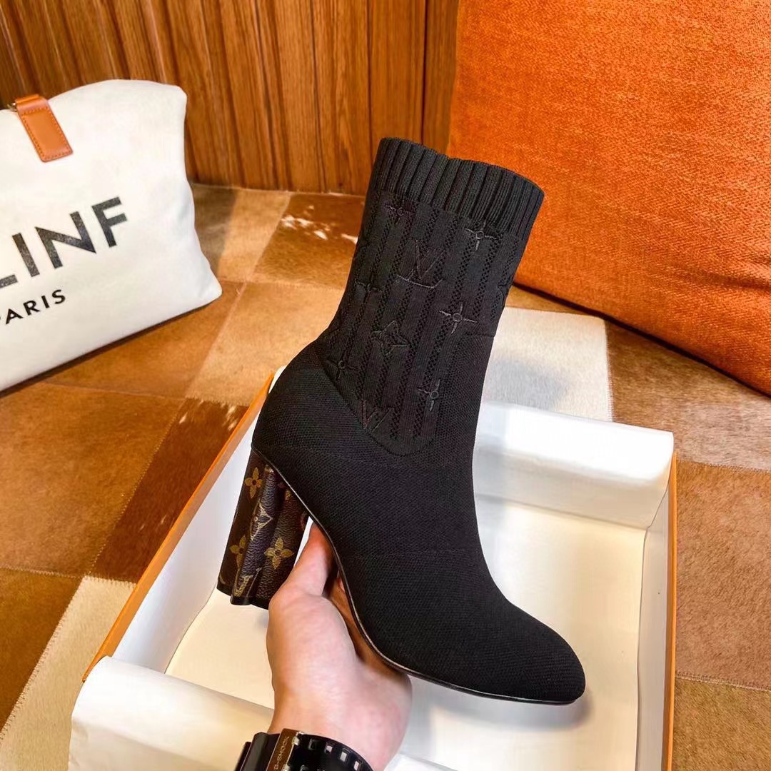 LV Silhouette ankle boots