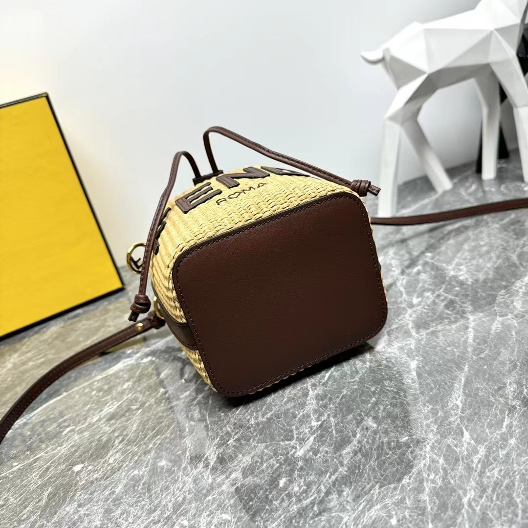 FENDI Woven bucket bag