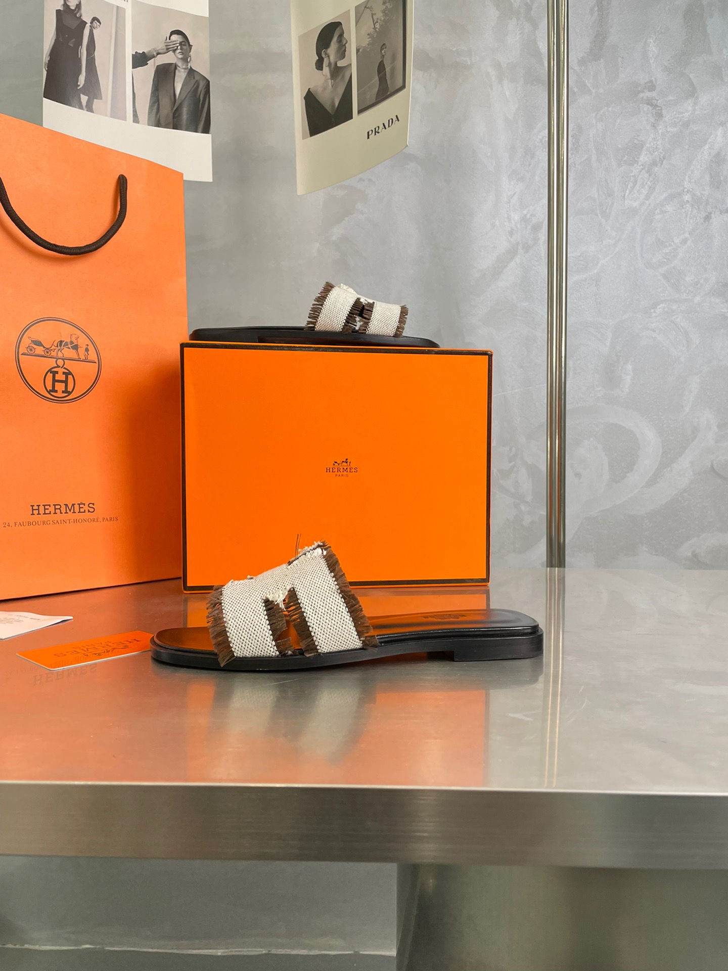 HERMES Oran Slippers