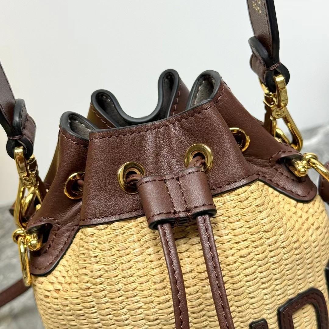 FENDI Woven bucket bag