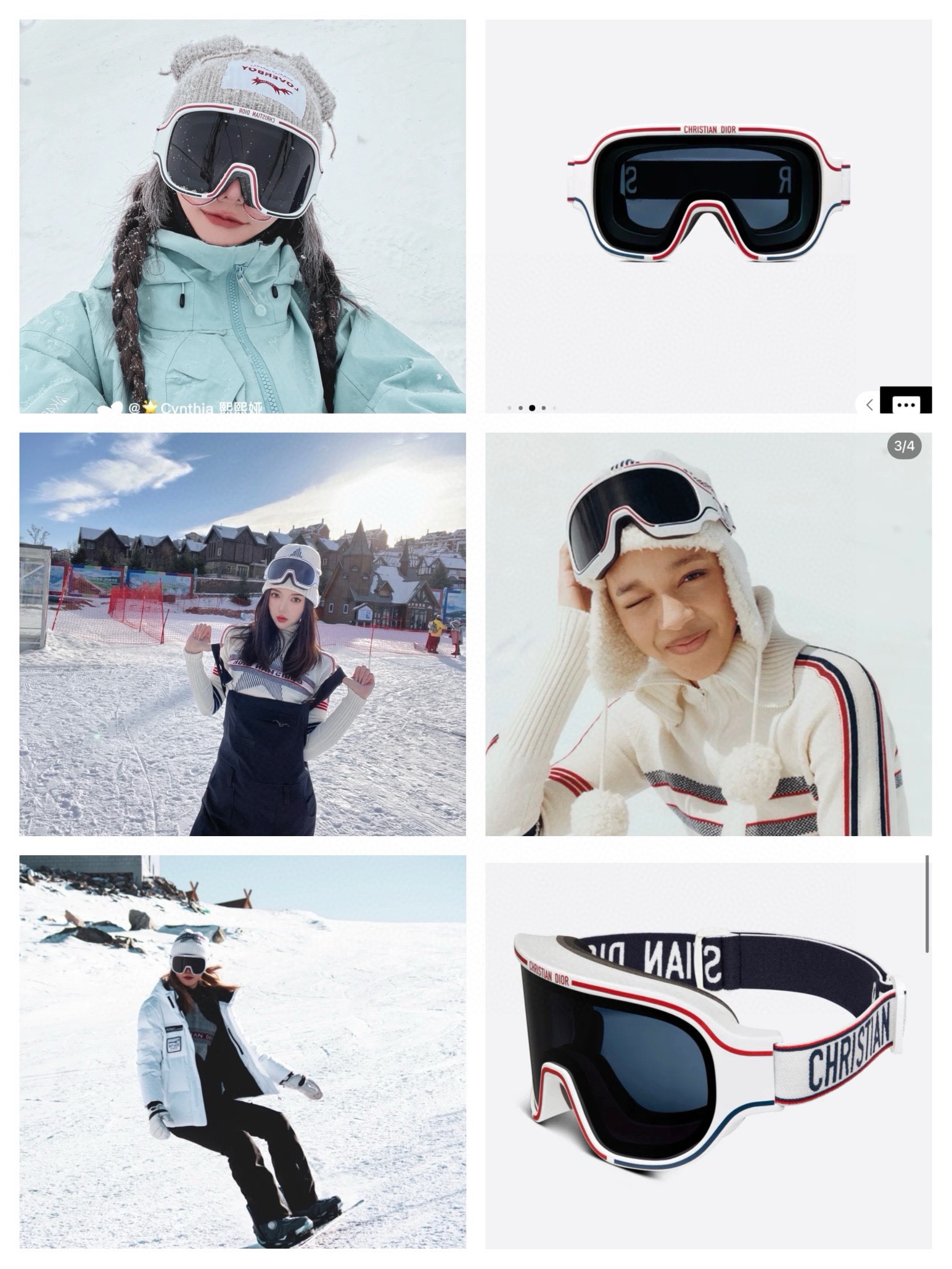 DIORALPS M1U ski goggles