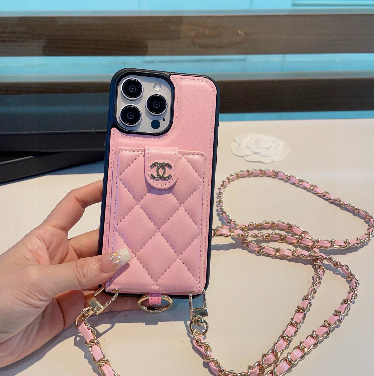 chanel mobile phone case
