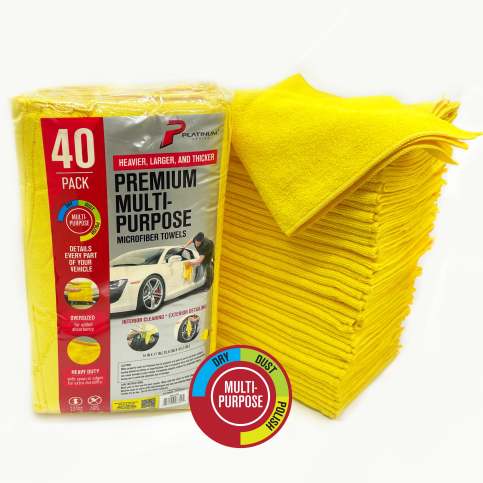 Auto Drive Microfiber Car Wax. Applicator Pads with Gripper Handle