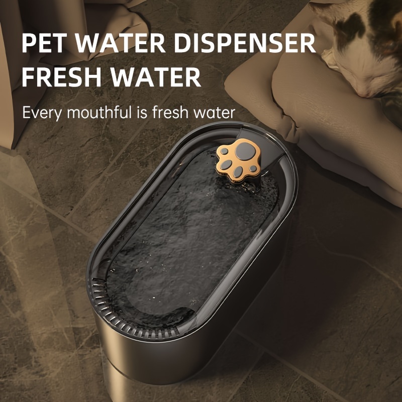 USB Rechargeable Automatic Pet Water Fountain for Cats and Dogs - Circulating Water Dispenser for Indoor Drinking - Convenient and Hygienic