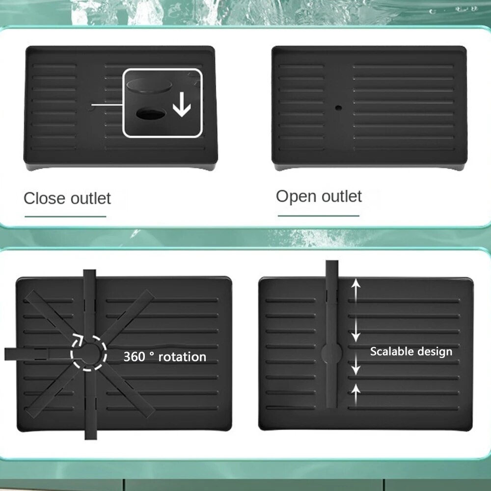 2 Tiers Kitchen Dish Bowl Drainer Storage Rack Knife Fork Cup Holder Space Saver Kitchen Counter Organizer Tableware Drainboard