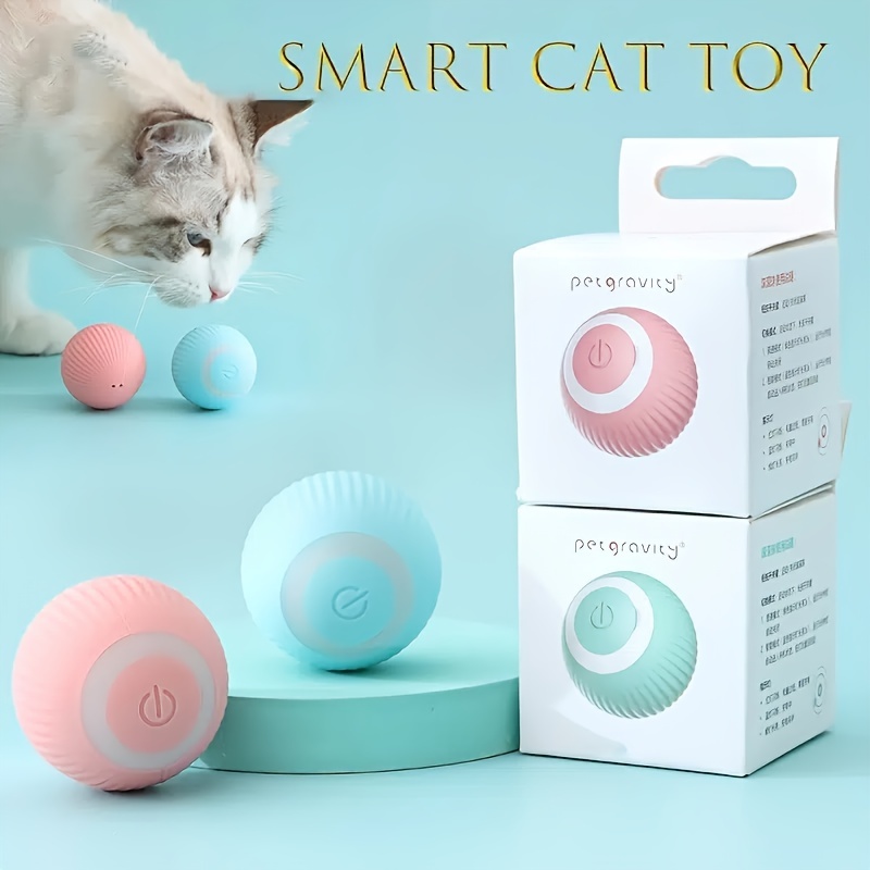 Smart Cat Ball Toy: An Automatic Rolling Ball For Hours Of Interactive Fun