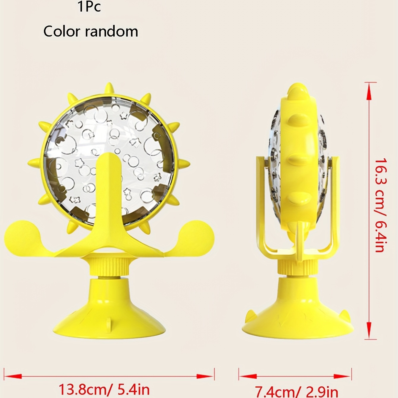 Cat Food Feeder Turntable Windmill Cat Teaser Toy Cat Leaking Toy Pet Food Device Pet Supplies