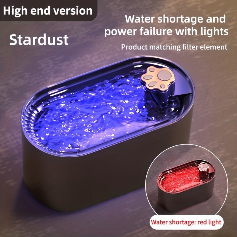 USB Rechargeable Automatic Pet Water Fountain for Cats and Dogs - Circulating Water Dispenser for Indoor Drinking - Convenient and Hygienic