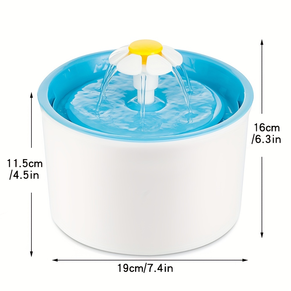 Smart Pet Water Fountain, USB Rechargeable Automatic Cat Water Dispenser For Cat And Dog Drinking Supplies