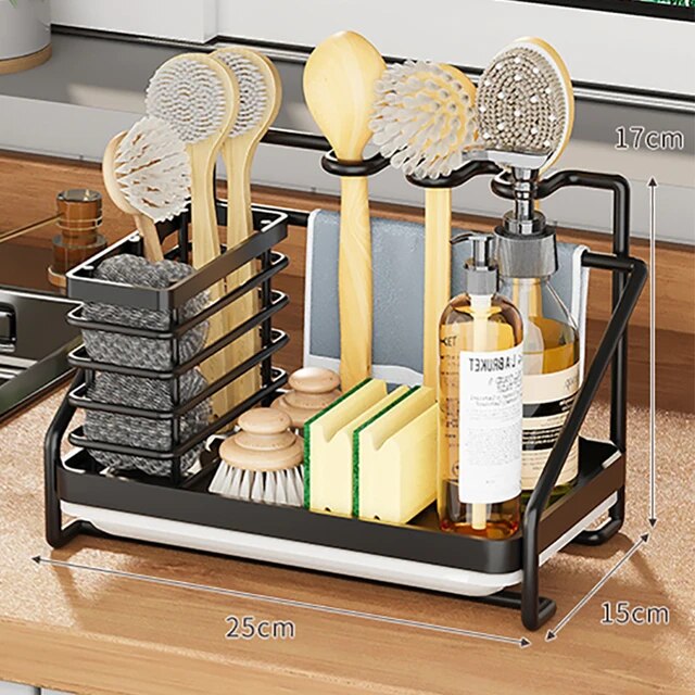 Tableware Holder Stainless Steel Chopstick Drying Rack Rustproof Spoon Knife Fork Storage Shelf Cutlery Storage Drainer