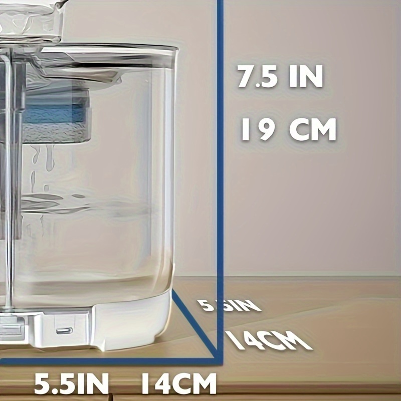 Wireless Cat Water Fountain For Drinking, Battery Operated 74.39oz Auto Cat Drinking Dispenser With Motion Sensor For Indoor Cats