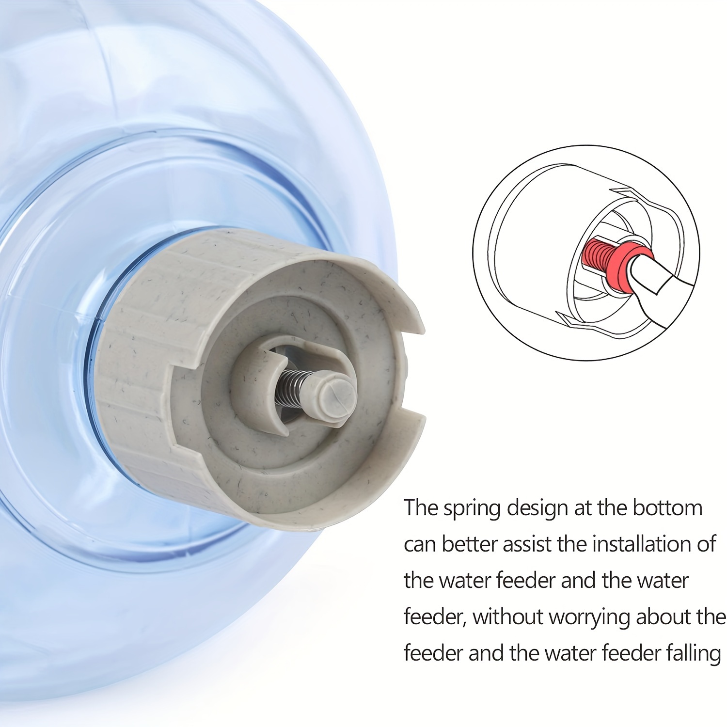 1.0gal Automatic Dog Cat Feeder And Water Dispenser, Gravity Food Feeder And Waterer, Pet Food Bowl For Small Medium Dog Puppy Kitten