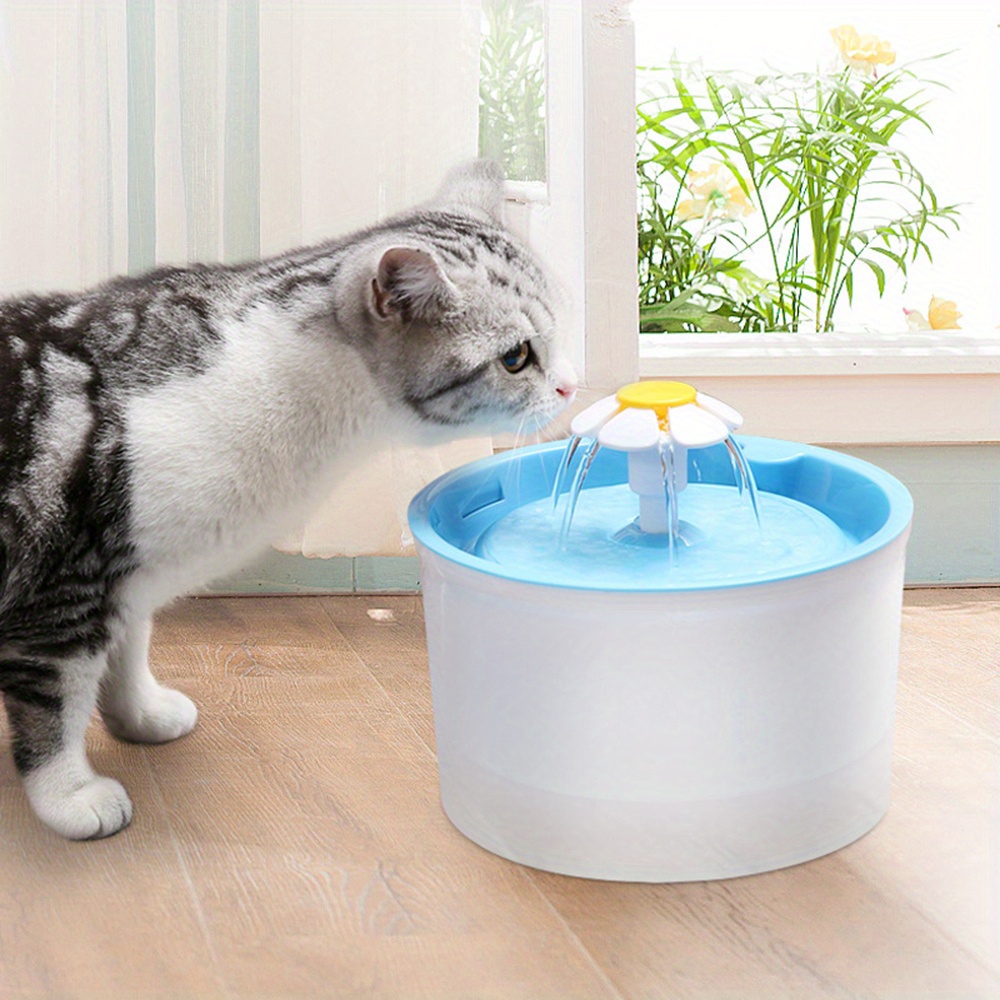 Smart Pet Water Fountain, USB Rechargeable Automatic Cat Water Dispenser For Cat And Dog Drinking Supplies